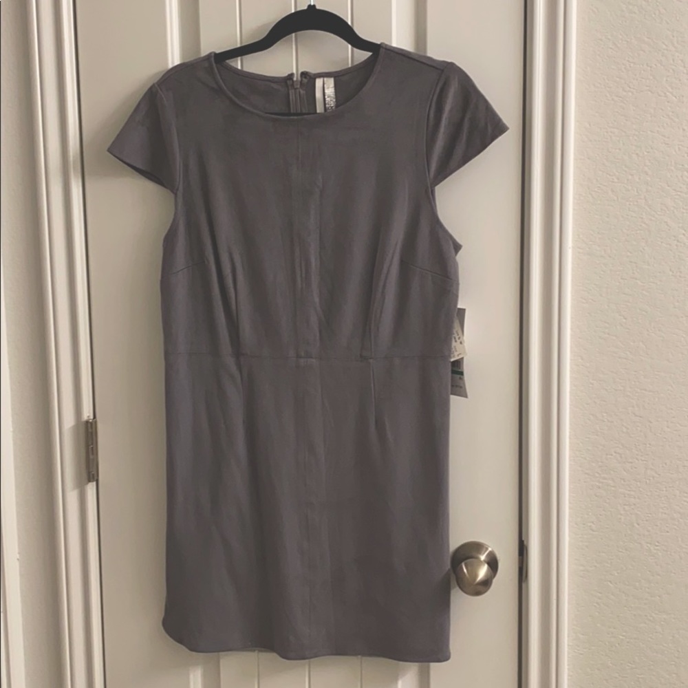 Gray Suede Kensie Dress